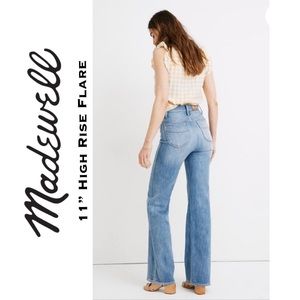 Madewell 11” High Rise Flare Jeans